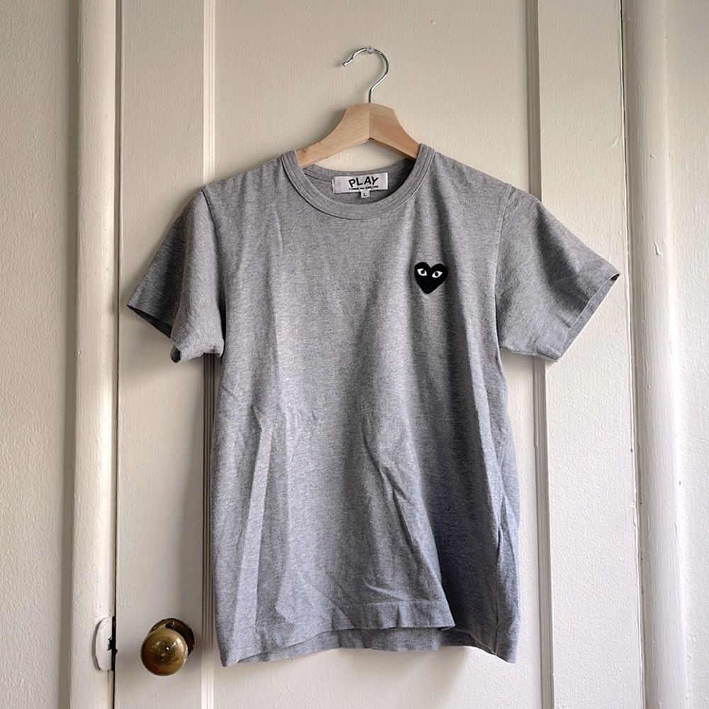 COMME DES GARÇONS Heart Logo Patch T-Shirt